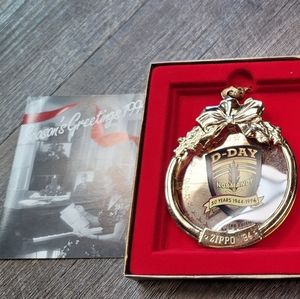 1994 Zippo 50th Anniversary of D-Day Christmas Ornament